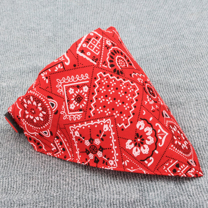 Neck Scarf Bandana Collar Neckerchief Adjustable Pet Dog Puppy Cat Pet Supplies 878066113354