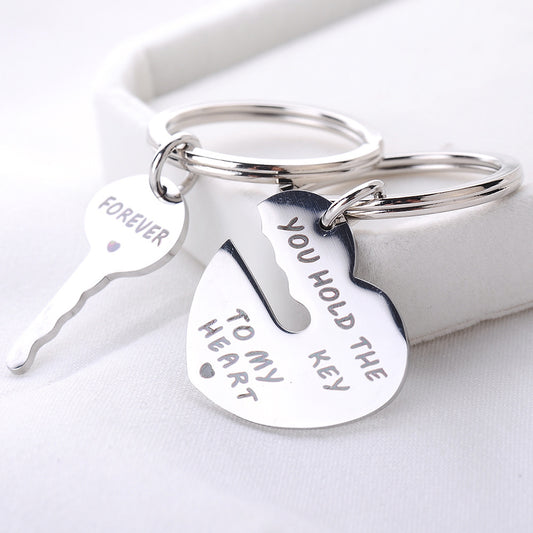 Popular Heart-shaped Keychain Set Keychain 878498787712