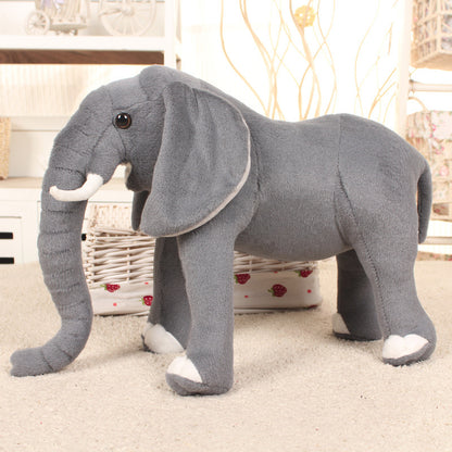 Simulation elephant plush toy 878710391409