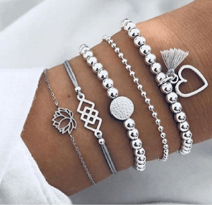 female multi-layer rope chain bracelet jewelry 878863318463