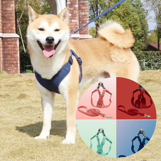 Suede Pet Chest Harness Dog Vest Leash 879b3407 3801 426f a01e 91429d155501