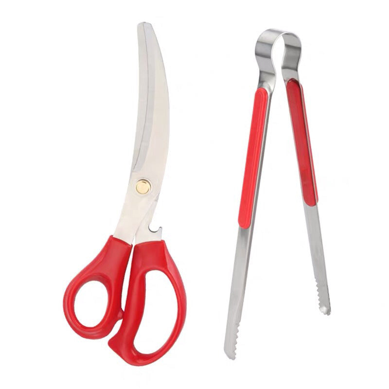 New Korean BBQ Scissors Clip Tool Set 87ac09b2 0db9 4b1e 8c4f 477e31f6d62b