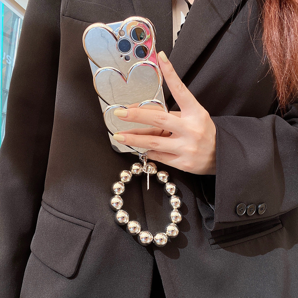 Electroplating Love Mobile Phone Case Three-dimensional Soft Shell 87b67eb5 9225 47c2 b2e7 aef4382b8939