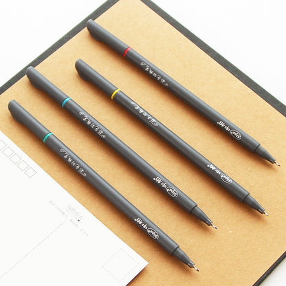 Office Drawing Stroke Syringe Color Hook Line Pen - 图片 2