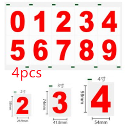 High Temperature Resistant Signboard Reflective Waterproof Pvc Adhesive Number Paper 87d1b6d4 8f73 4e32 b682 6d7dae873311