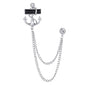 Personalized Navy Anchor Badge With Diamond Chain 87de7f3d 92c7 4a5a bee6 825100310858