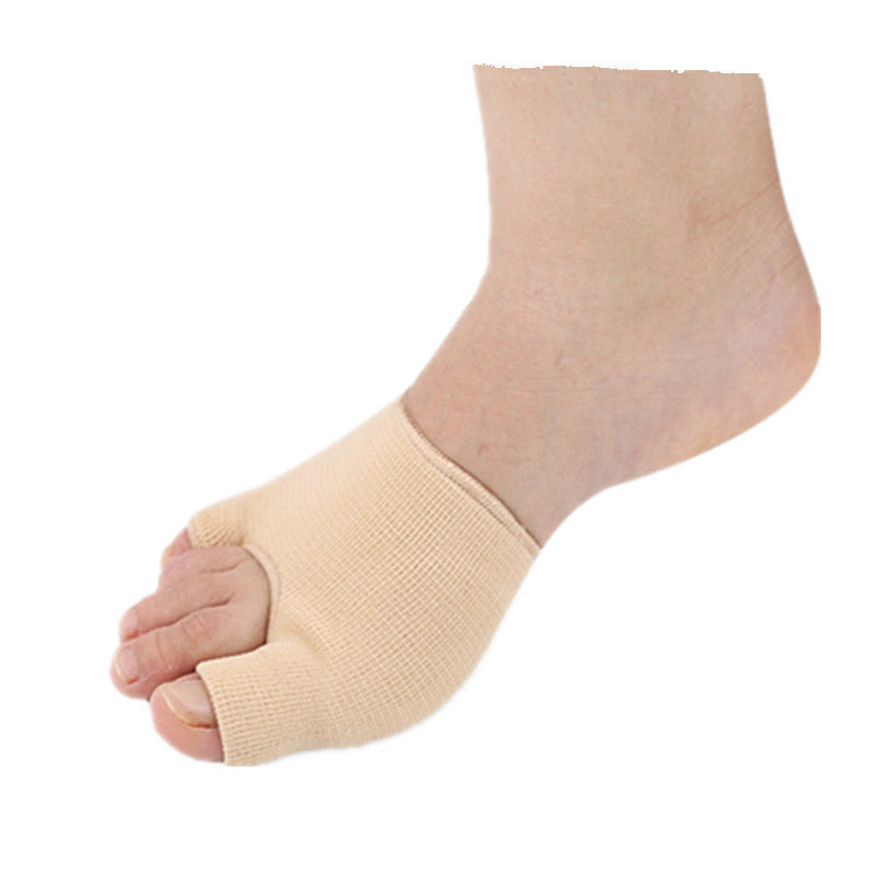 Forefoot Pad Silicone Belt Cloth U-shaped Pain Relief Three-hole Hallux Valgus Correction Big Toe Care Set 87df8f09 0376 4e94