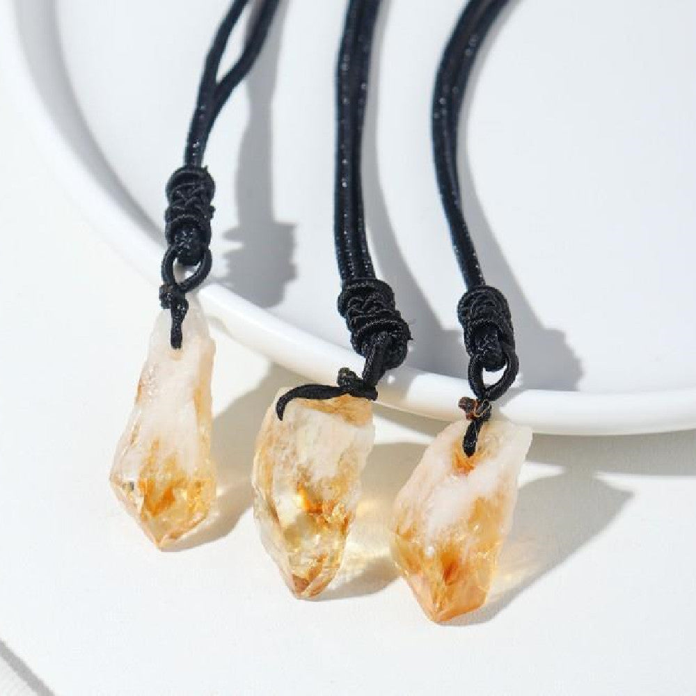 Braided Black Rope Pendant Necklace 87e8ef77 44fe 4989 a6cb e58cabdbe519