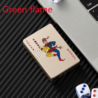 Creative Personality Cool Playing Cards Inflatable Electronic Windproof Lighter 87ee37b5 6647 4f0e 9bdf 2e5c110b1b91