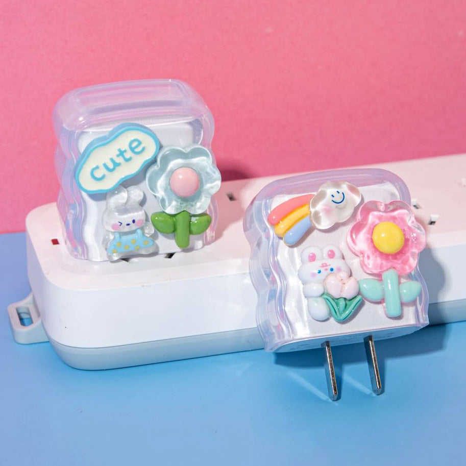 Cute Mobile Phone Data Cable Charger Protective Cover 87f160b3 2572 4546 b365 9349f78a8498