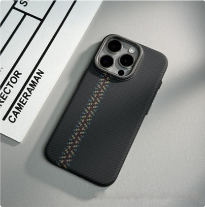 Magnetic Carbon Fiber Pattern Drop-resistant Mobile Phone Protective Case 8814cbce c4ec 4414 b7b5 8396af4c4cee