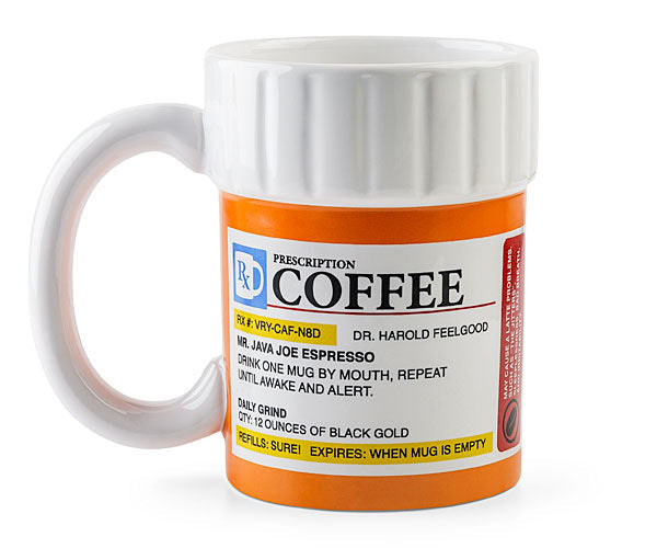 RIGHT MEDICINE CERAMIC COFFEE CUP 881722129183