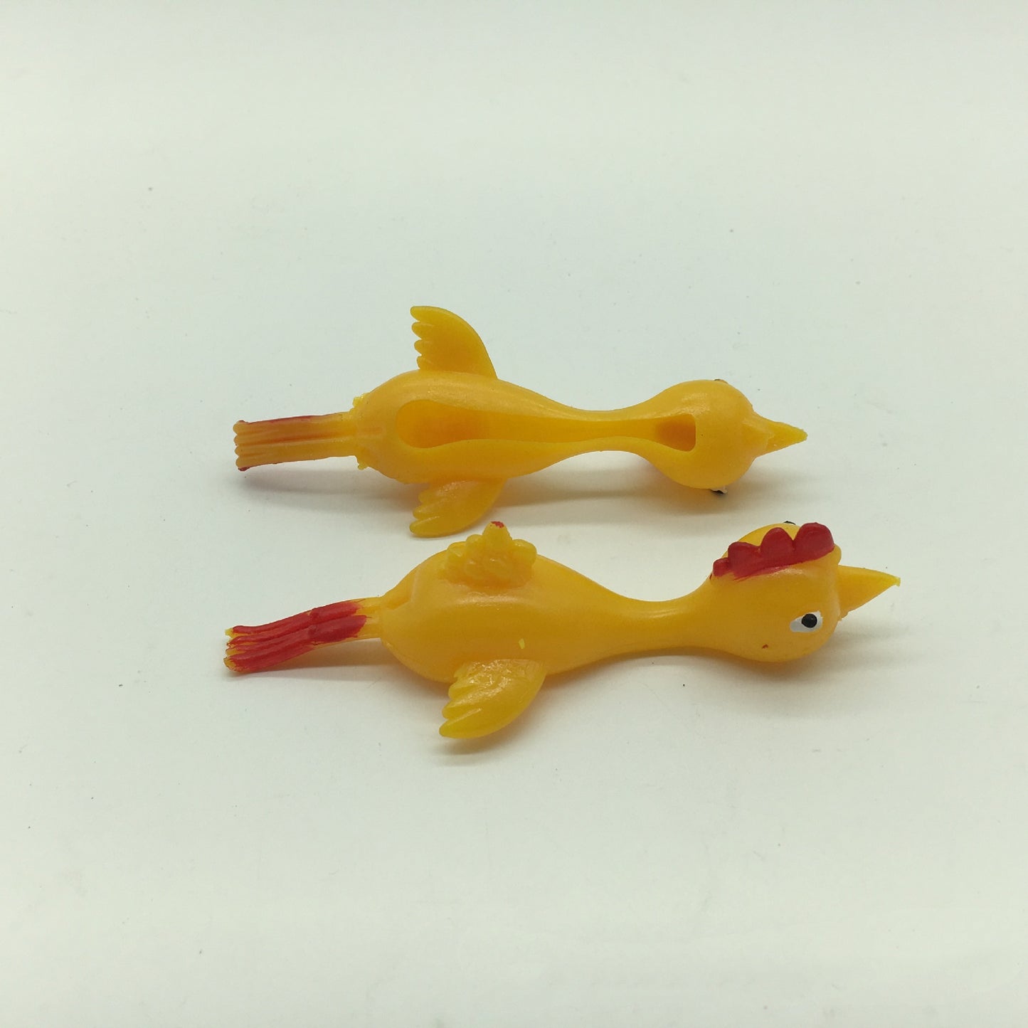 Catapult Launch Rubber Catapulted Chicken Toys Light Finger Prank Stretchy Flying Ejection Toy Slingshot Turkey Sticky 881906