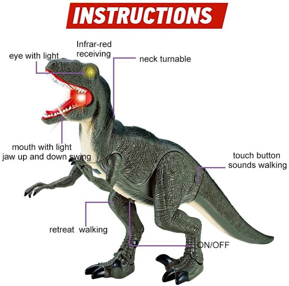 Electric Dinosaur Simulation Walking Animal Remote Control Toy 8840b13a f9c4 40e6 841d 84af840c1fd9