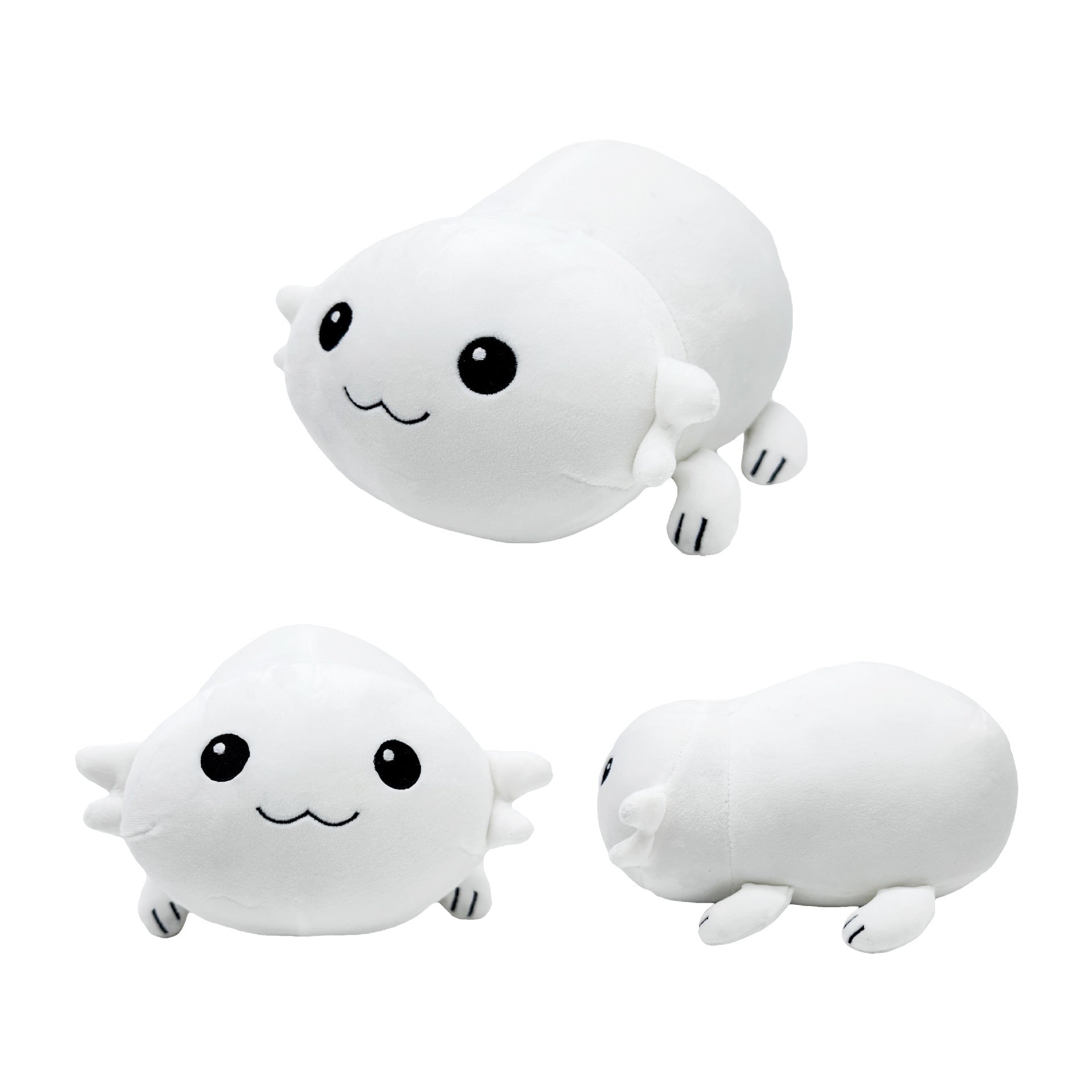 White Salamander Plush Toy Net Pocket 8842d94e 654c 467a aa85 153fc78e4d10