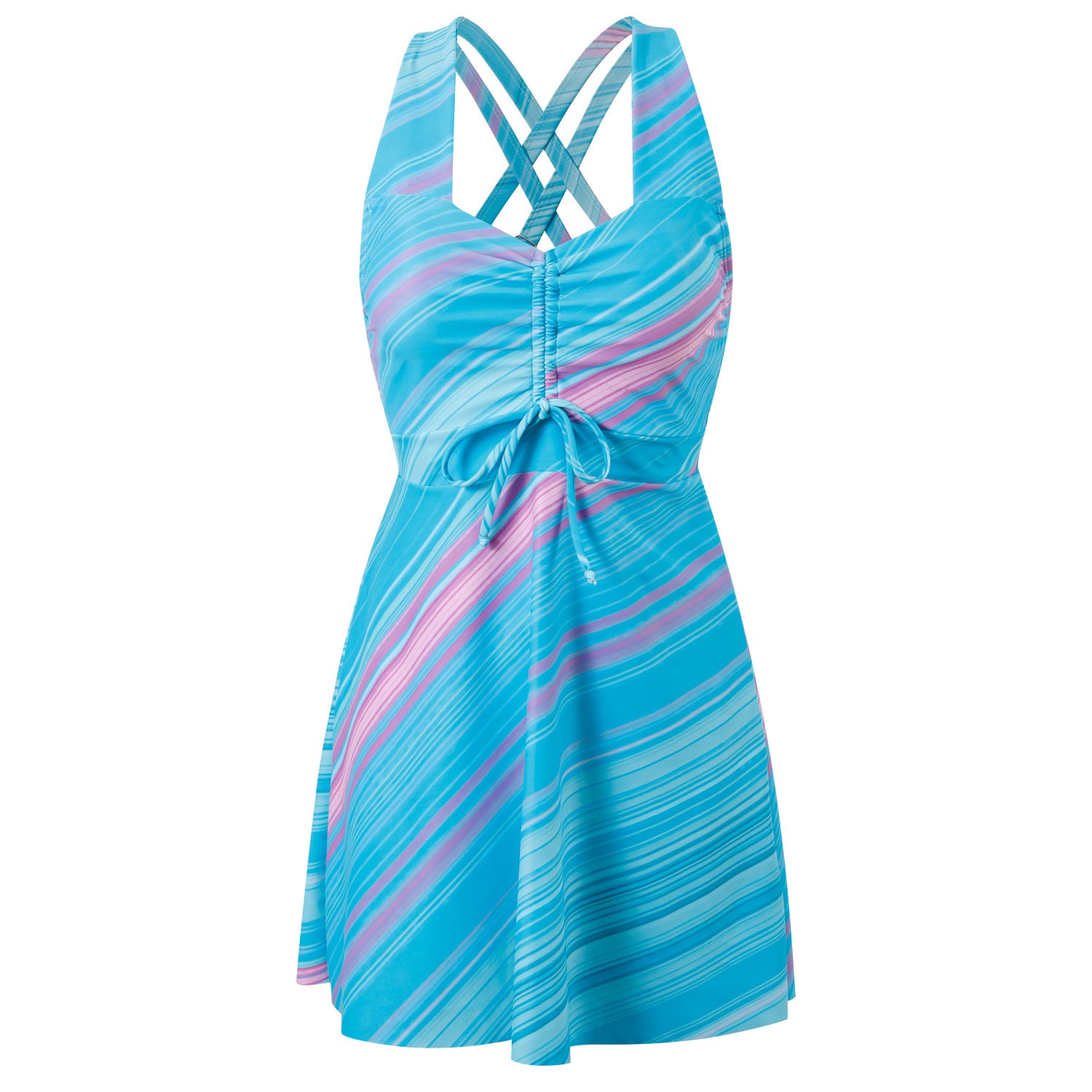 Women's Two-piece Swimsuit Boxers Look Slim And Conservative 8852dff1 3dc1 41e8 a46d b43a762bfb7b