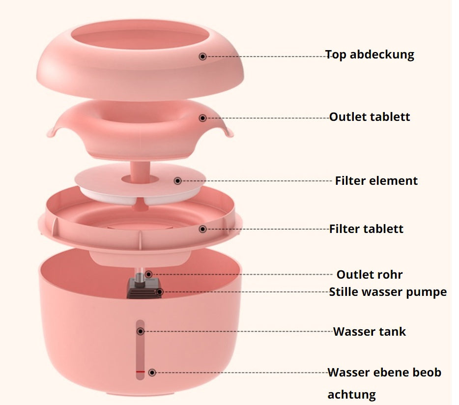 Pet water feeder 885753350298