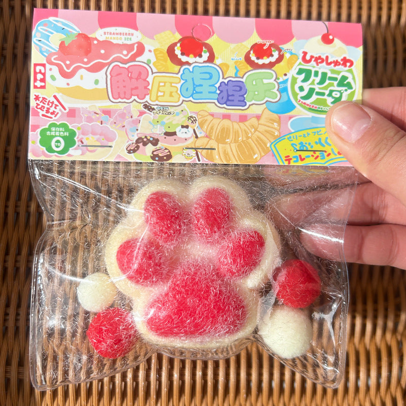 Large Cat's Paw Squeezing Toy Coconut Meat Powder Plush Good-looking Decompression Artifact 8857d52b 83dd 4c1c bdf3 23378b3b0