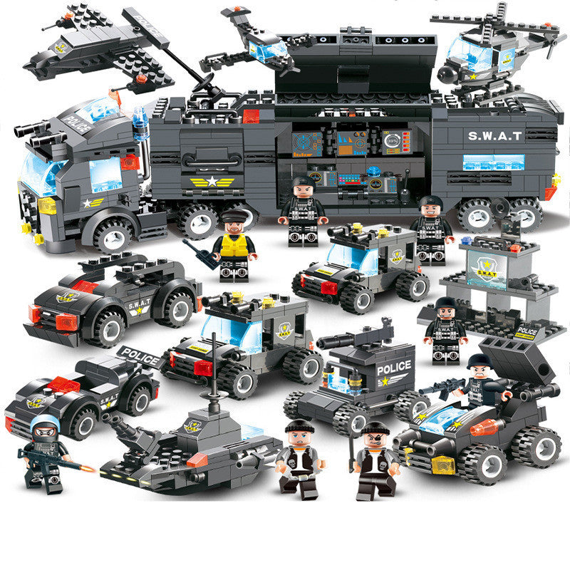 City Police Series Kindergarten Assembly Building Blocks 8858efe4 e546 4993 9e06 9de3260e5f01