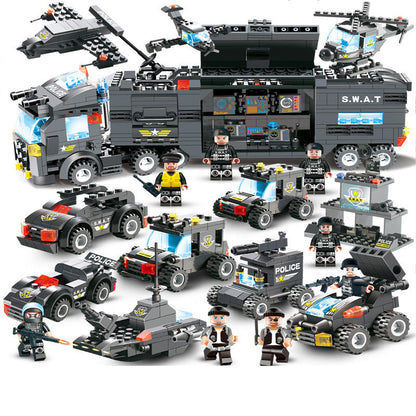 City Police Series Kindergarten Assembly Building Blocks 8858efe4 e546 4993 9e06 9de3260e5f01