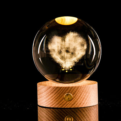 Luminous Galaxy Crystal Ball Decoration 3D Laser Inner Carving 886df3e2 bc9b 4c2e bd27 82381d3aef3d
