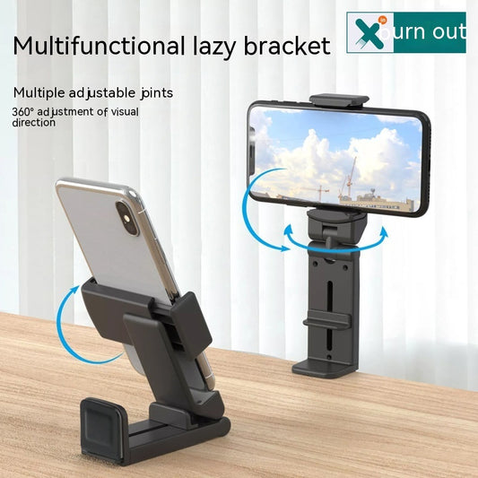 Multifunctional Travel Mobile Phone Holder Foldable 360 Degree Rotation - 图片 1