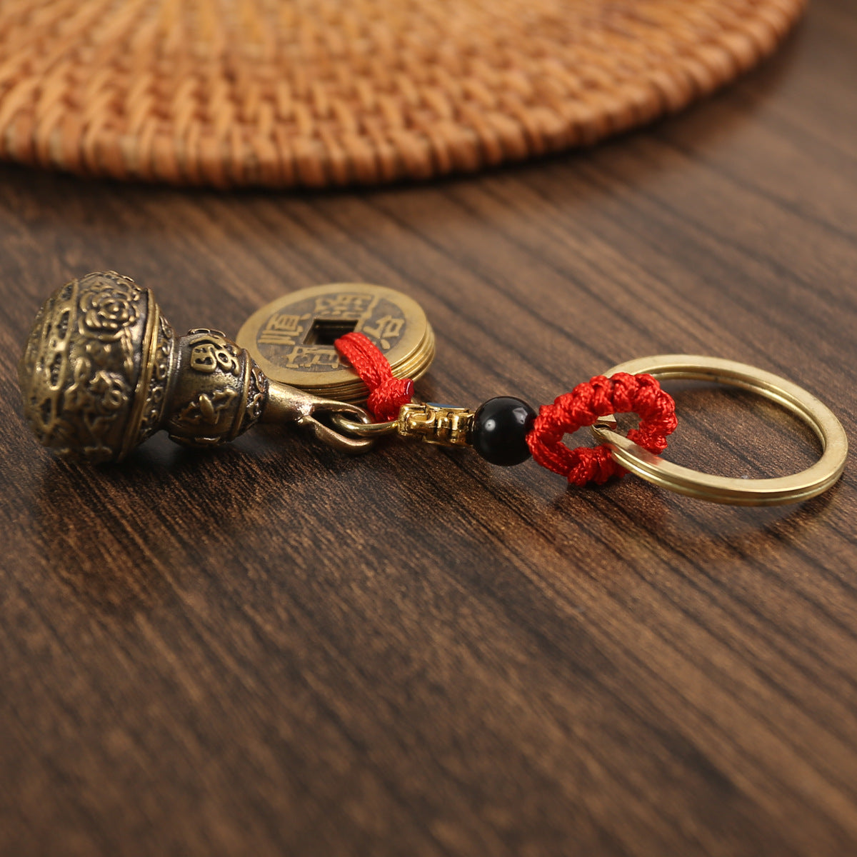 Retro Rich Gourd Middle Opening Pure Copper Keychain Pendant 88742143 3700 4335 8b5f 20cb15d4864c f536bd56 ddaf 4b1d 900e 340