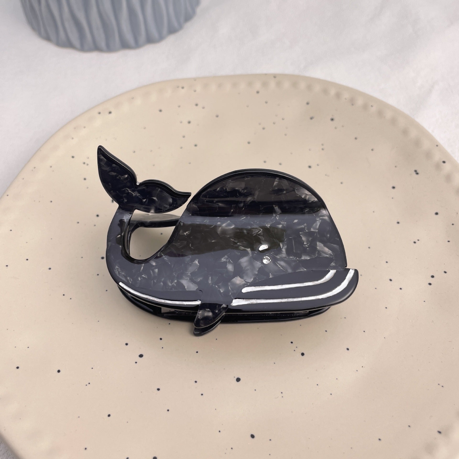 Marine Series Acetic Acid Grip Special-interest Design Animal Whale Shark Cross-border Wholesale Hair Accessories Ponytail Cl