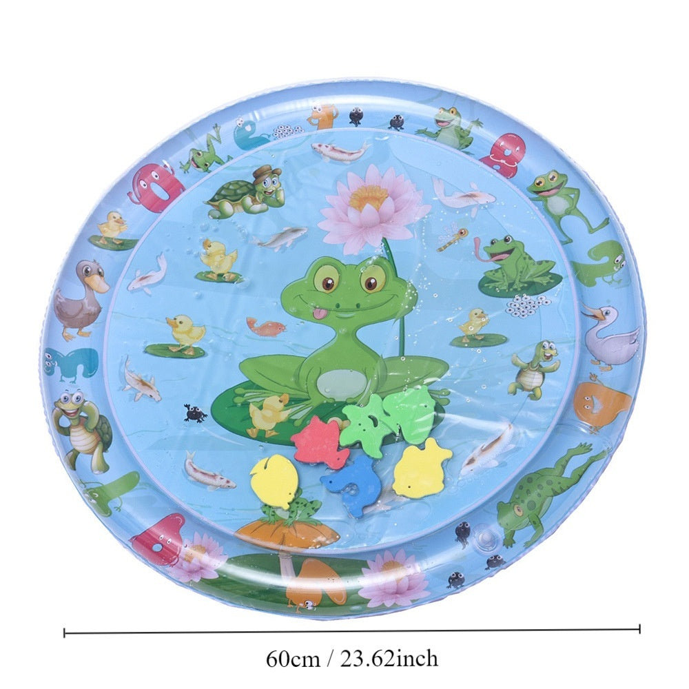 Children's Inflatable Marine Animal Racket Water Cushion Baby Crawling Racket Water Bag Racket Water Cushion Climbing Pad 888