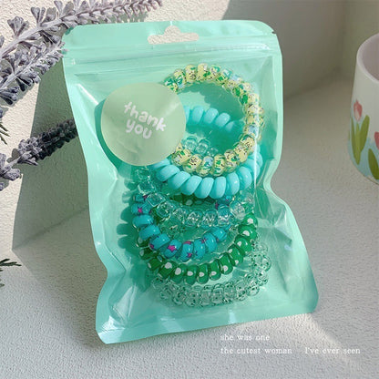 Telephone Wire Hair Ties Hair Rope Hair-binding High Elasticity Not Tight Hair 888a95fa 52c7 4316 ac67 6e606850fb13