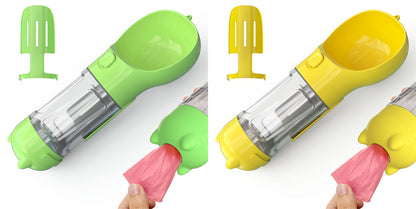 Pet Water Bottle Feeder Bowl Garbage Bag Storage Portable Pet Outdoor Travel 3 In 1 Dog Water Bottle 8899aec6 2b81 4701 bc07 