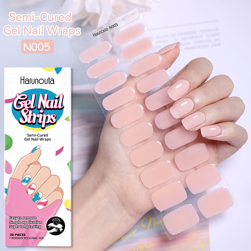 Japanese Style Nail Beauty Gel Stickers Semi-curing French Gel 88a0c9f0 e3c0 4bb8 9925 fa0606df738b