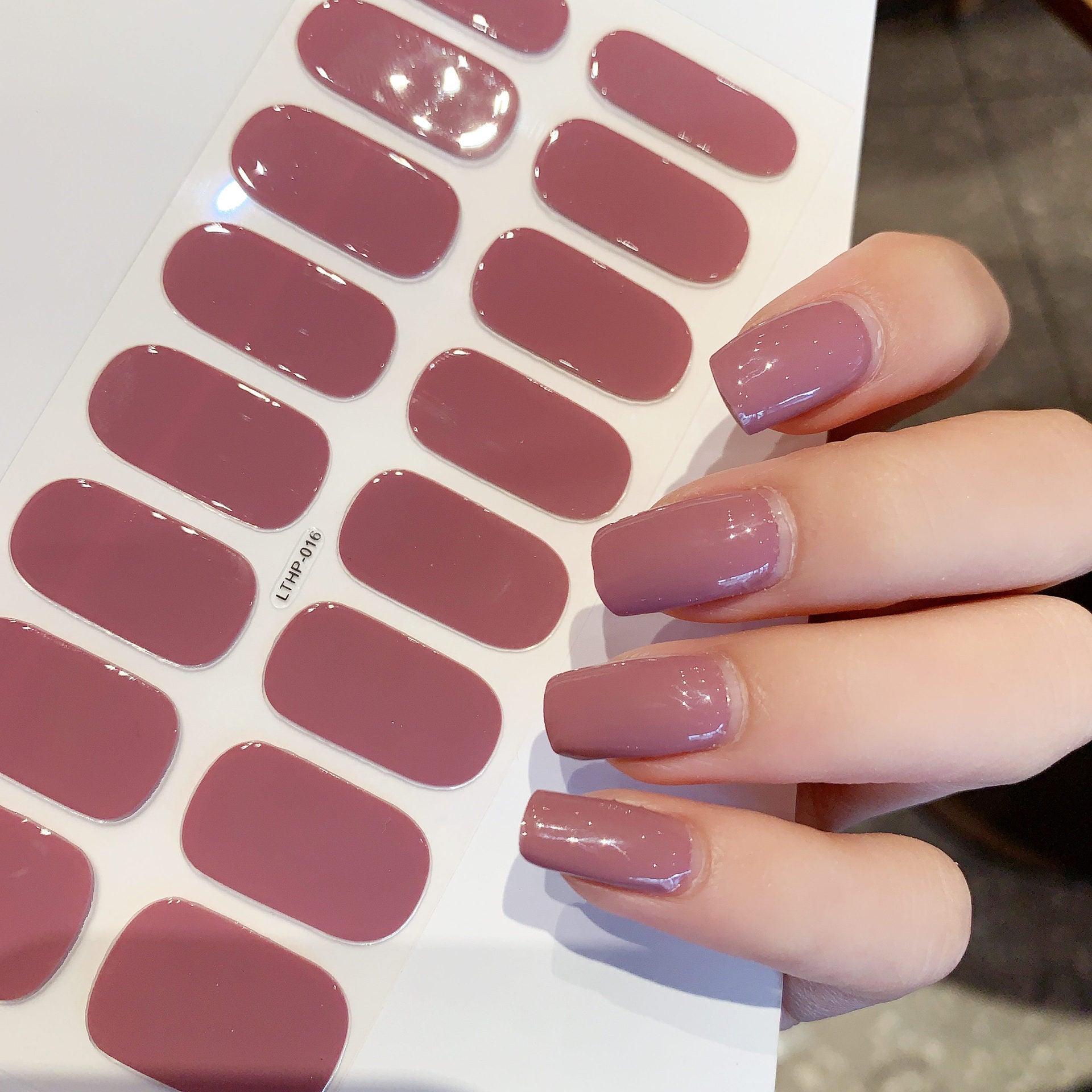Waterproof And Durable Second Generation Semi-cured UV Nail Beauty Stickers 88a16886 c7b1 4791 928d 4c2d4aea4075