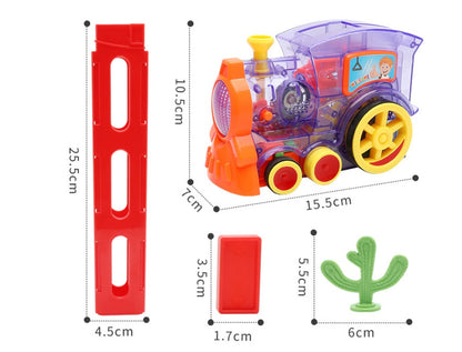 Domino Train Toys Baby Toys Car Puzzle Automatic Release Licensing Electric Building Blocks Train Toy 88a6219f b43e 4251 87a7