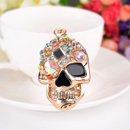 Creative Diamond Skull Metal Keychain Fashion 88ae4422 bf5e 4167 93f3 f9c4429ba1b9