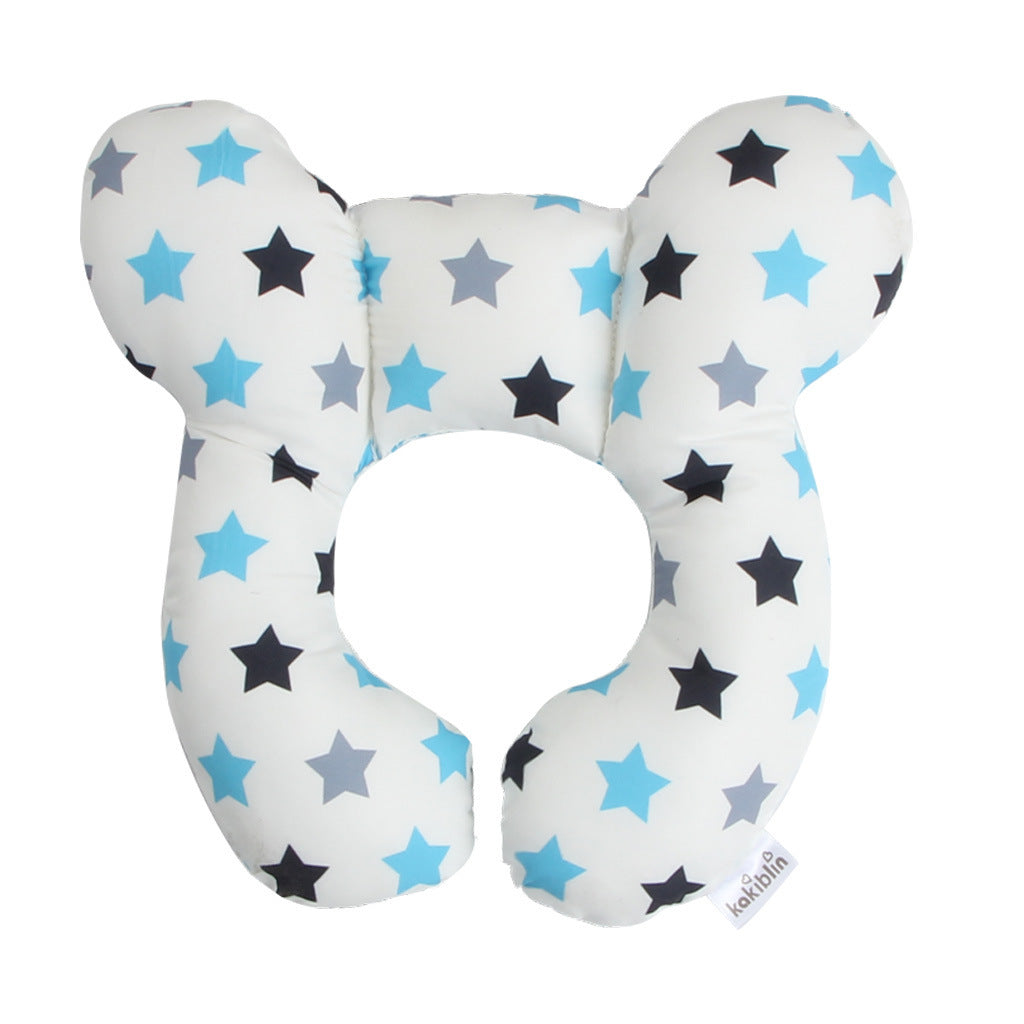 Cute Cartoon Pattern Baby U-shape Pillow Travel Car Seat Neck Protector 88b2982c 7c5b 404a ab08 f6151765bcdc