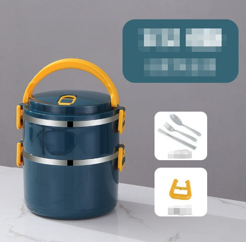 Sealed Insulated Lunch Box Bucket Office Worker Stainless Steel Lunch Box Microwave Oven With Lid Heated Bento Box Student Fe