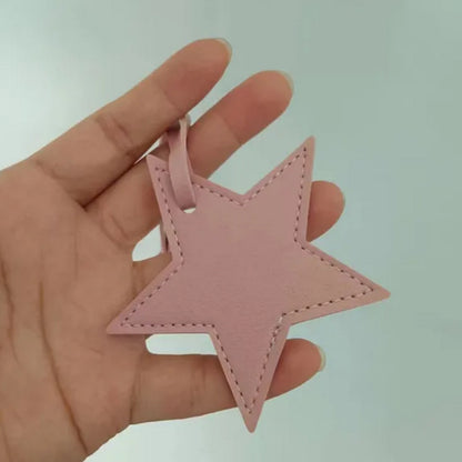 Leather Five-pointed Star Keychain Pendant Bag Ornament 88c0face c121 4102 8b9d 8fe46dd435c0