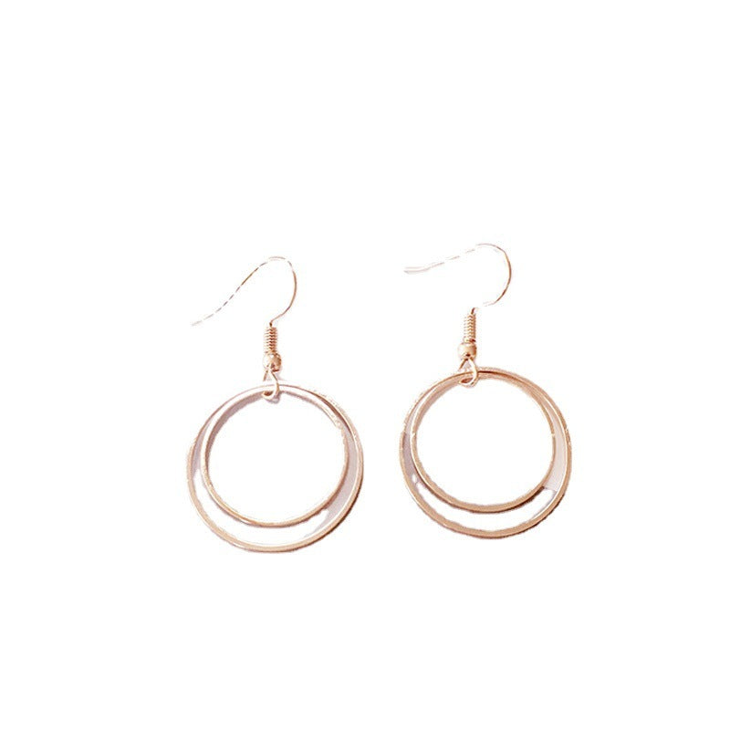 Metal Double-layer Geometric Small Circle 88c12bf0 642d 4dda 9237 85fb66571ad6
