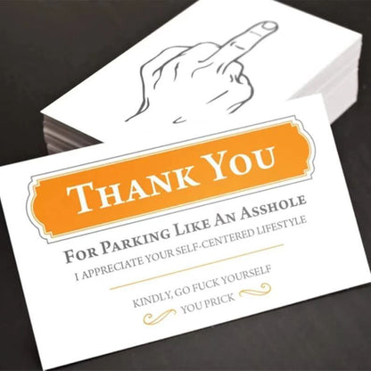 Illegal Parking Reminder Card Middle Finger Card 88c2048f 2a80 4d5e b1bf 98a4ec77d9d3