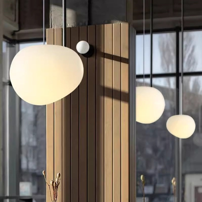 Simple Milky White Pebble Chandelier Restaurant Window Shop Light 88cf8f88 77f3 4d46 8b10 fc0f07c8da10 trans