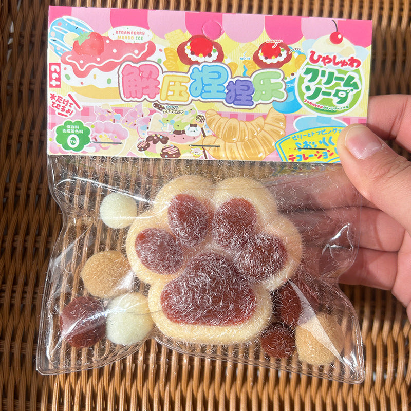Large Cat's Paw Squeezing Toy Coconut Meat Powder Plush Good-looking Decompression Artifact 88e4d0ca 2a34 453b 9d3d 6faf51e8c
