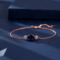 Korean Version Of White Copper Red Sapphire Bracelet Simple Atmosphere 88ed317c 27a5 4cb4 956e e45a15b9bfad