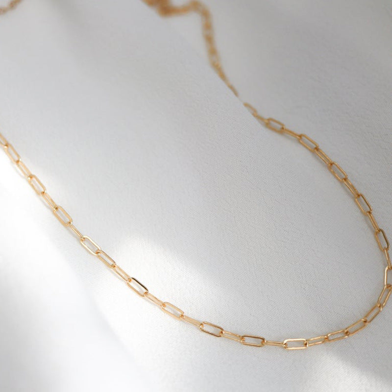 Women's Simple Single-layer Cross Chain Necklace 88f75e88 0f7b 4e18 aaf7 88d14e80e8bd