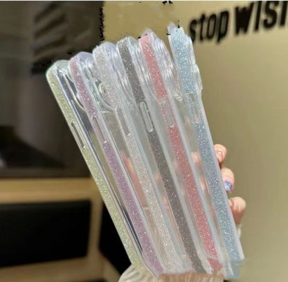 Glitter Frame Phone Case Transparent And Creative Mirror Glass Protective Cover 88f84aad 744e 43f7 9a75 7a13b20b1767