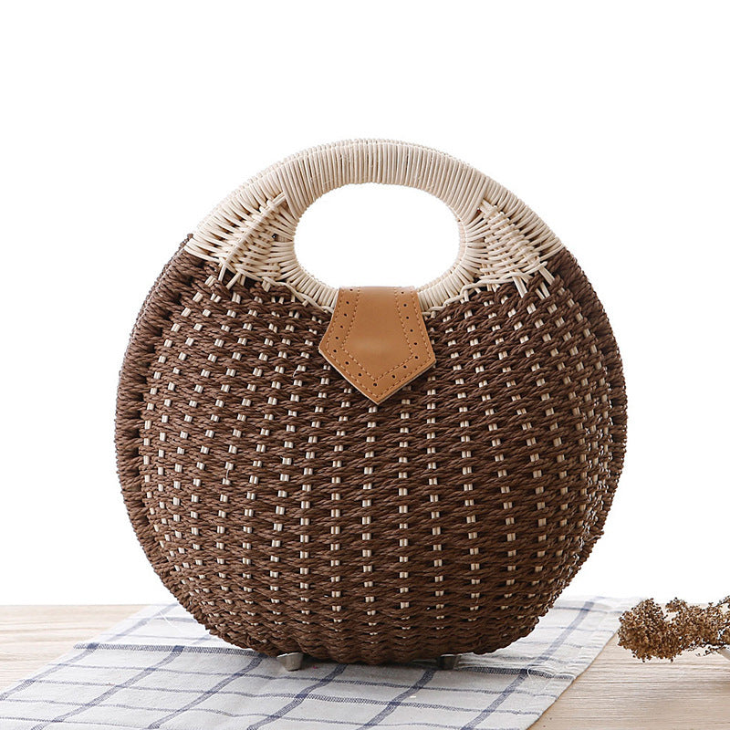Rattan handbag 890208582521