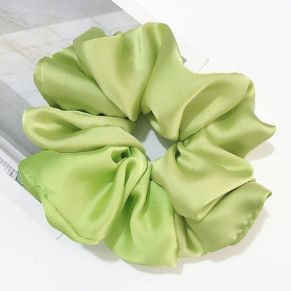 Oversized Smooth Satin Large Intestine Circle Hair Tie 89035156 0ff4 417a ac5e aeb12939545f