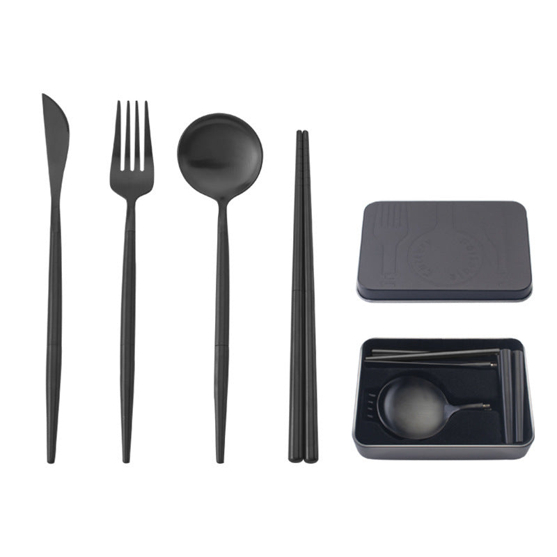 stainless steel portable cutlery set 8905090646986