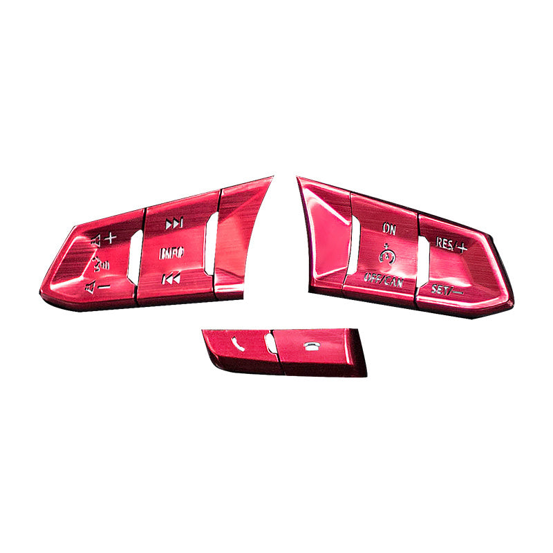 Atz Modified Steering Wheel Transparent Button Aluminum Alloy Decorative Sticker 890b12b4 4416 4879 abda 0d98a290b399