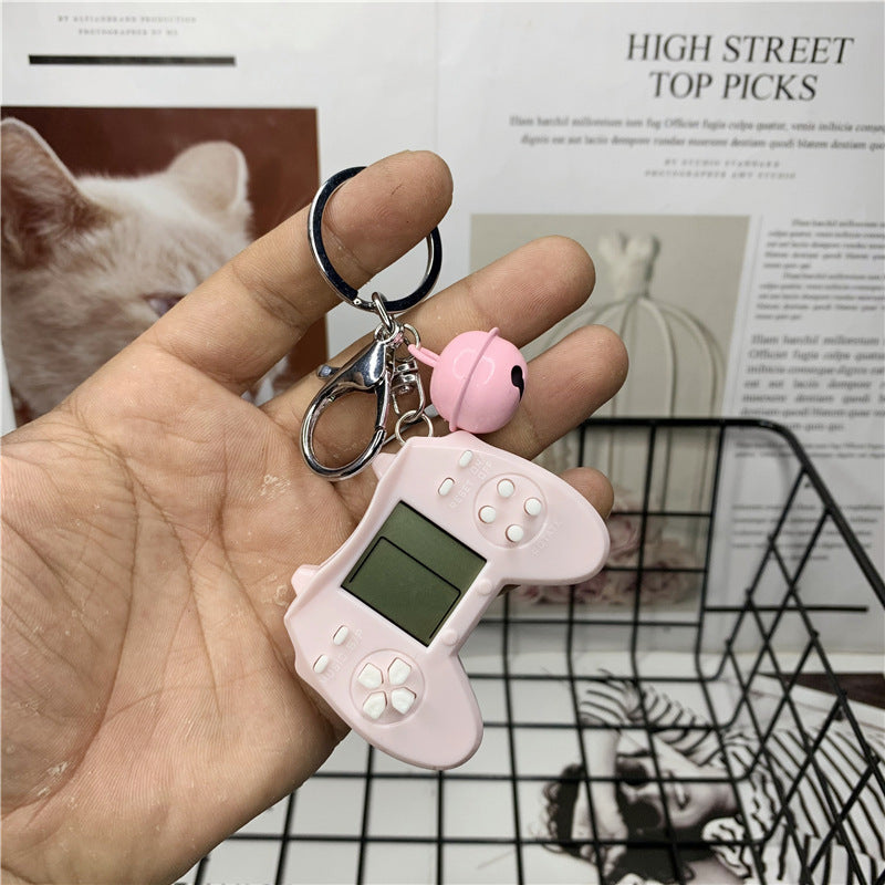 Retro Mini Square Handle Game Machine Key Ring Pendant Children's Cute Toy Gift 8912e32f 0701 44c9 ace3 96fa13d04bc1